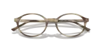 กรอบแว่นสายตา Rayban German RX5429-8357 Striped Beige Rayban German RX5429 8357 close-up ด้านหน้า