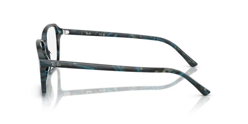 กรอบแว่นสายตา Rayban Raimond RX5431F 8394 มุมข้าง ทรงสี่เหลี่ยมจัตุรัส