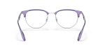 กรอบแว่นสายตา Rayban RX6396-3130 Transparent Violet On Silver Rayban RX6396 3130 ขาแว่นด้านใน