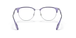 กรอบแว่นสายตา Rayban RX6396-3130 Transparent Violet On Silver Rayban RX6396 3130 ขาแว่นด้านใน