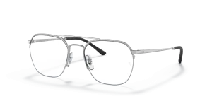 Rayban RX6444 2501 กรอบแว่นสายตาเงินครึ่งขอบ