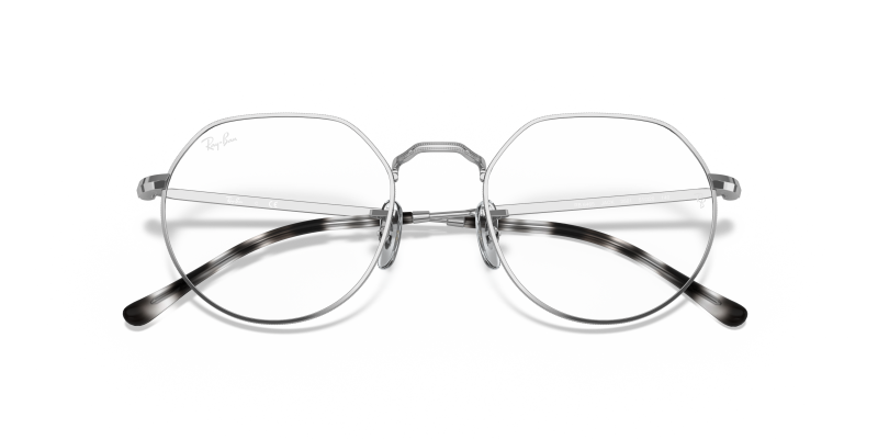 Rayban RX6465-2501 เงิน close-up ด้านหน้า