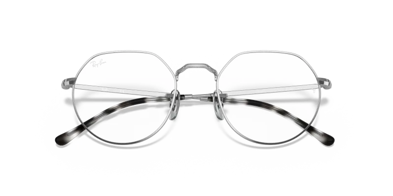 Rayban RX6465-2501 เงิน close-up ด้านหน้า