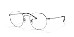 กรอบแว่นสายตา Rayban Jack RX6465-2501 Silver Rayban RX6465-2501 เงิน แว่นสายตาทรงหกเหลี่ยม สำหรับทั้งสองเพศ