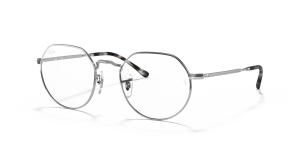Rayban RX6465-2501 เงิน แว่นสายตาทรงหกเหลี่ยม สำหรับทั้งสองเพศ