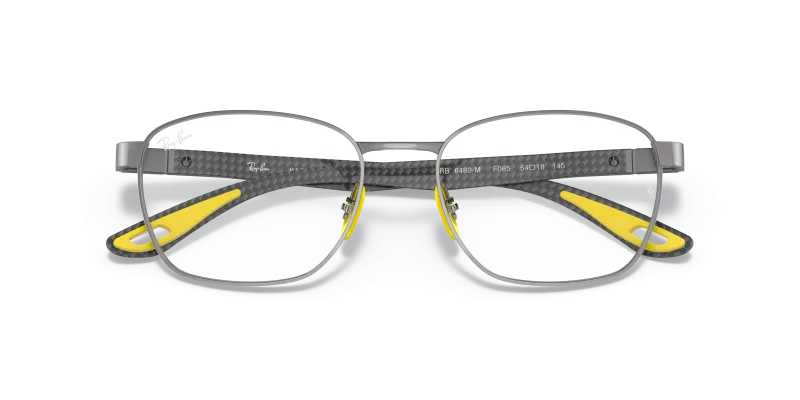 Rayban Scuderia Ferrari RX6480M-F065 กันเมทัล close-up ด้านหน้า