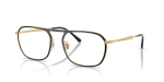 Rayban RX6548-2994 น้ำเงิน/อาริสต้าทอง แว่นสายตาทรงสี่เหลี่ยมจัตุรัส