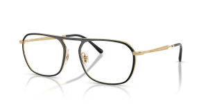 Rayban RX6548-2994 น้ำเงิน/อาริสต้าทอง แว่นสายตาทรงสี่เหลี่ยมจัตุรัส