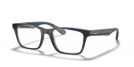 Rayban RX7025 5719 กรอบแว่นสายตาน้ำเงินโปร่งใส