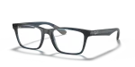 Rayban RX7025 5719 กรอบแว่นสายตาน้ำเงินโปร่งใส