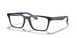 Rayban RX7025 5719 กรอบแว่นสายตาน้ำเงินโปร่งใส