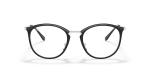 Rayban RX7140-5852 ดำพื้นโปร่งใส ด้านหน้า