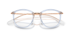 Rayban RX7140-8336 ฟ้าอ่อนโปร่งใส close-up ด้านหน้า