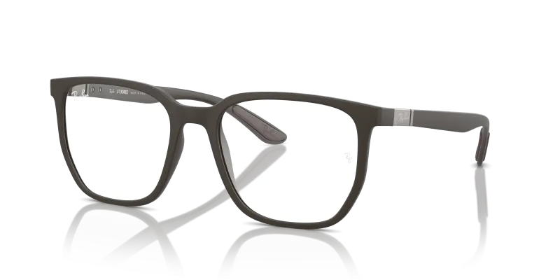 กรอบแว่นสายตา Rayban RX7235-8063 Sand Brown LiteForce Rayban RX7235 8063 กรอบน้ำตาลทราย LiteForce เลนส์ใส