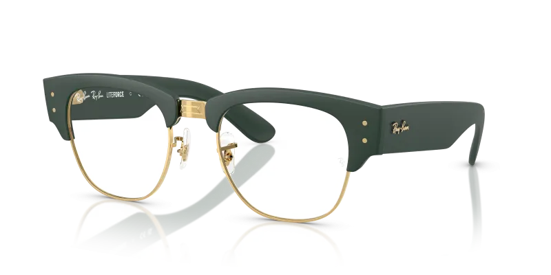 กรอบแว่นสายตา Rayban RX7316V-8062 Sand Green On Gold Rayban RX7316V 8062 แว่นสายตาสีเขียวทรายบนทอง Unisex
