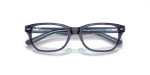 กรอบแว่นสายตา Rayban RY1555F-3945 Top Blue Violet Light Blue Rayban RY1555F 3945 close-up ด้านหน้า