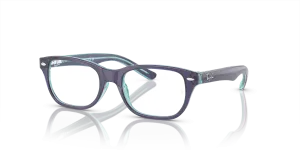 Rayban RY1555F 3945 แว่นสายตาเด็กสีน้ำเงินไล่ม่วง
