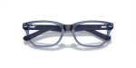 กรอบแว่นสายตาเด็ก Rayban RY1555F-3977 Transparent Blue Rayban RY1555F 3977 close-up ด้านหน้า