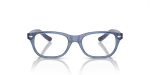 กรอบแว่นสายตาเด็ก Rayban RY1555F-3977 Transparent Blue Rayban RY1555F 3977 กรอบแว่นสายตาเด็กด้านหน้า