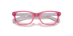 กรอบแว่นสายตาเด็ก Rayban RY1555F-3978 Transparent Pink Rayban RY1555F 3978 close-up ด้านหน้า