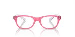 กรอบแว่นสายตาเด็ก Rayban RY1555F-3978 Transparent Pink Rayban RY1555F 3978 แว่นสายตาเด็กด้านหน้า