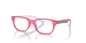 Rayban RY1555F 3978 กรอบอะซิเตทชมพูโปร่งใส
