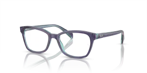 Rayban RY1591 3945 กรอบสามโทนน้ำเงินม่วงฟ้าอ่อน เลนส์ใส