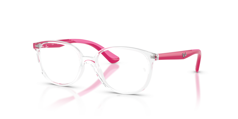 Rayban RY1598-7536 โปร่งใส แว่นสายตาทรงสี่เหลี่ยมจัตุรัส สำหรับเด็ก