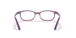 กรอบแว่นสายตาเด็ก Rayban RY1615D-3909 Transparent Purple Rayban RY1615D 3909 ขาแว่นด้านใน