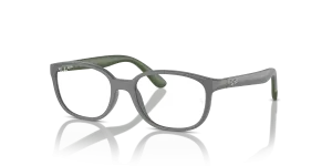 Rayban RY1632F 3964 กรอบเทาเข้มบนเขียว เลนส์ใส