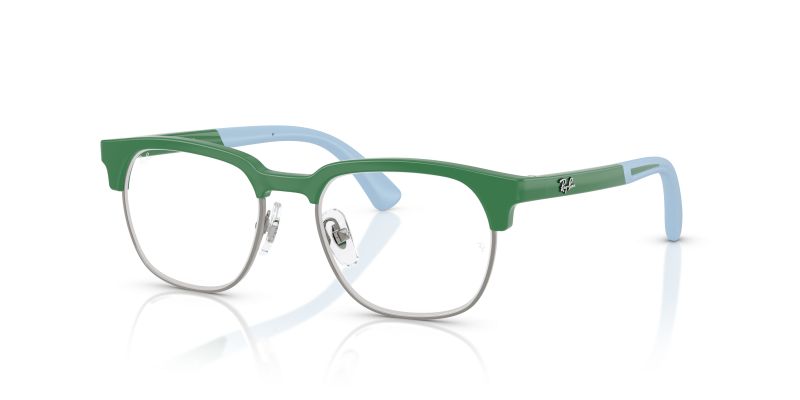 กรอบแว่นสายตาเด็ก Rayban RY1641-7507 Green On Gunmetal Rayban RY1641 7507 กรอบแว่นสายตาเด็กเขียวกันเมทัล