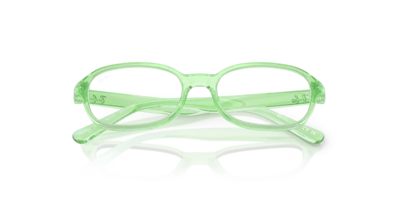 Rayban RY1904-3983 เขียวโปร่งใส close-up ด้านหน้า