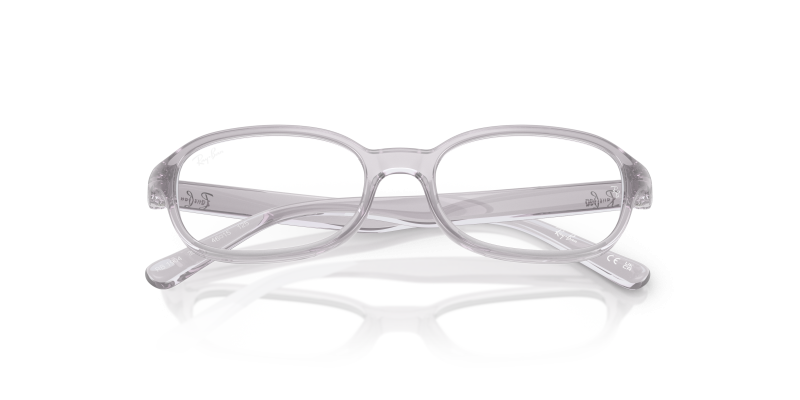Rayban RY1904-3984 เทาโปร่งใส close-up ด้านหน้า