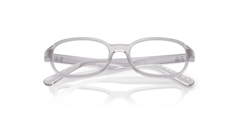 Rayban RY1904-3984 เทาโปร่งใส close-up ด้านหน้า