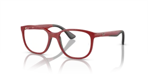 Rayban RY9078VF 3950 กรอบแดงบนพื้นดำ