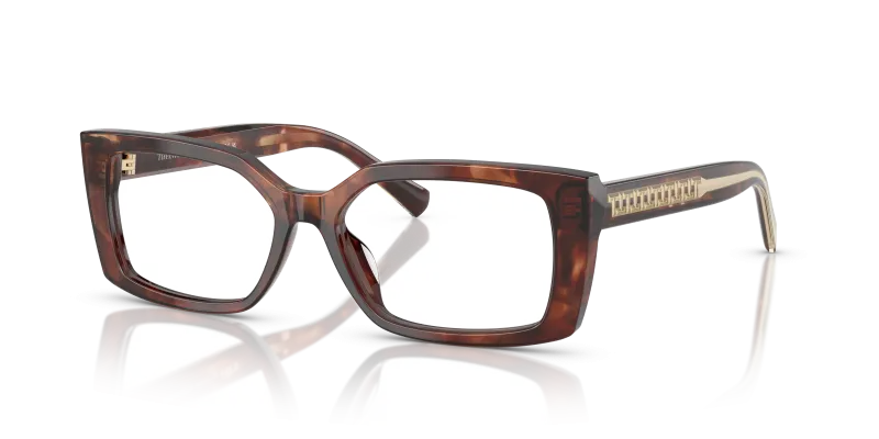 กรอบแว่นสายตา Tiffany & Co TF2269U-8421 Spotted Brown Havana Tiffany & Co TF2269U 8421 แว่นสายตาฮาวานาน้ำตาลด่าง สำหรับผู้หญิง