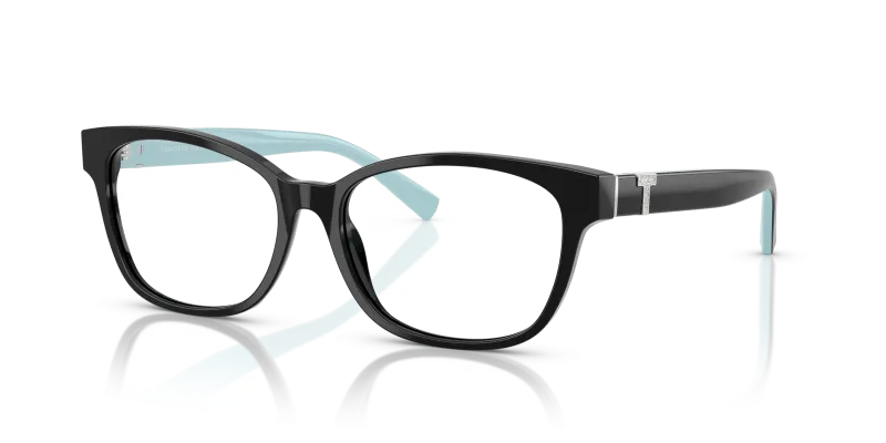 กรอบแว่นสายตา Tiffany & Co TF2270BF-8001 Black Tiffany & Co TF2270BF 8001 แว่นสายตากรอบดำขาแว่น Tiffany Blue ผู้หญิง