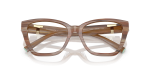 กรอบแว่นสายตา Tiffany & Co TF2271-8435 Striped Topaz Tiffany & Co TF2271 8435 close-up ด้านหน้า
