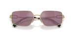 แว่นกันแดด Tiffany & Co TF3111-6194AK Pale Gold Silver Mirror Internal Violet Tiffany & Co TF3111-6194AK close-up ด้านหน้า