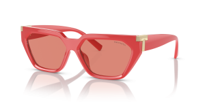 Tiffany & Co TF4205U 837084 แว่นกันแดดสีปะการัง สำหรับผู้หญิง