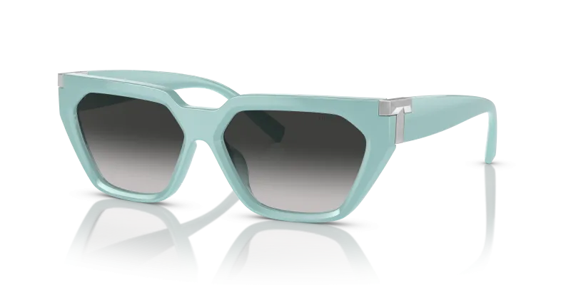 แว่นกันแดด Tiffany & Co TF4205U-83883C Tiffany Blue Grey Gradient Tiffany & Co TF4205U 83883C แว่นกันแดดสี Tiffany Blue สำหรับผู้หญิง