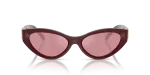 แว่นกันแดด Tiffany & Co TF4225U-838930 Burgundy Pink Back Mirror Silver Tiffany & Co TF4225U-838930 ด้านหน้า