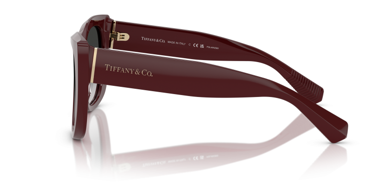 แว่นกันแดด Tiffany & Co TF4229F-83893C มุมข้าง ทรงสี่เหลี่ยมจัตุรัส