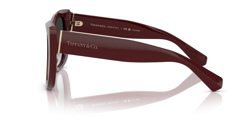 แว่นกันแดด Tiffany & Co TF4229F-83893C มุมข้าง ทรงสี่เหลี่ยมจัตุรัส