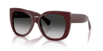 Tiffany & Co TF4229F-83893C แว่นกันแดดสีเบอร์กันดี เลนส์ไล่ระดับสีเทา สุภาพสตรี