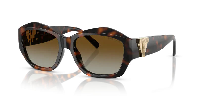 แว่นกันแดด Tiffany & Co TF4233U-8015T5 Havana Brown Gradient Polarized Tiffany & Co TF4233U-8015T5 แว่นกันแดดสีฮาวานาลายเต่า เลนส์น้ำตาลไล่ระดับโพลาไรซ์ สำหรับผู้หญิง