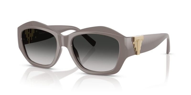 แว่นกันแดด Tiffany & Co TF4233U-84013C Chocolate Truffle Grey Gradient Tiffany & Co TF4233U 84013C แว่นกันแดดน้ำตาลช็อกโกแลตทรัฟเฟิล สำหรับผู้หญิง