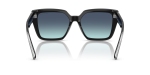 แว่นกันแดด Tiffany & Co TF4235-83429S Black Azure Gradient Blue Tiffany & Co TF4235 83429S ขาแว่นด้านใน
