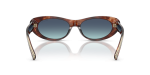 แว่นกันแดด Tiffany & Co TF4236U-84219S Spotted Brown Havana Azure Gradient Tiffany & Co TF4236U 84219S ขาแว่นด้านใน