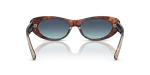 แว่นกันแดด Tiffany & Co TF4236U-84219S Spotted Brown Havana Azure Gradient Tiffany & Co TF4236U 84219S ขาแว่นด้านใน